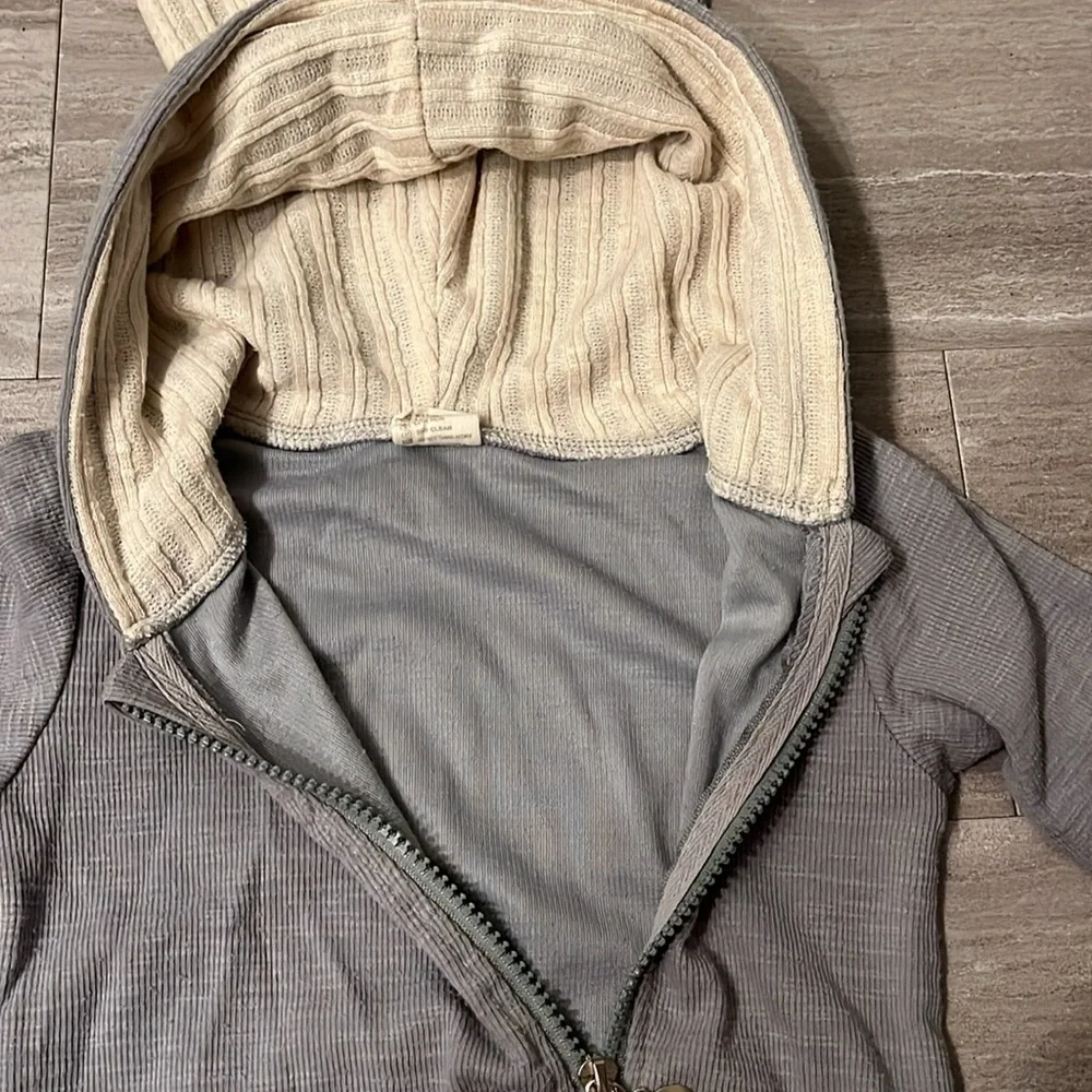 Baby Bunny Ear Zip Coverall Romper